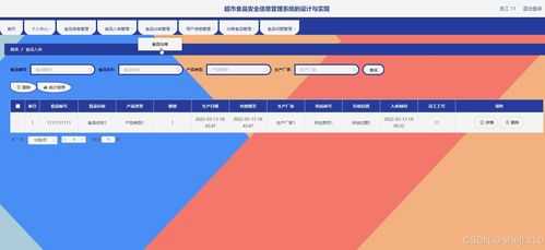 超市食品安全信息管理系統的設計與實現